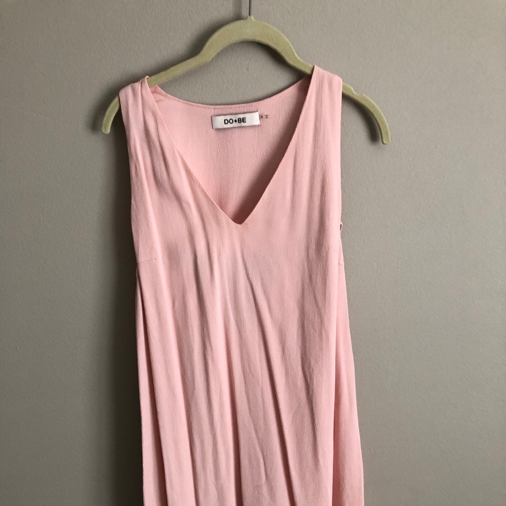 Dress with cutouts in back and sides.